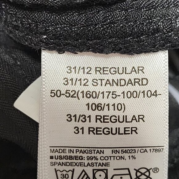 GAP Black Wash Stretch Denim High Rise Stride Wide Leg Jeans - Picture 6 of 6